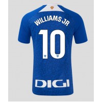 Fotballdrakt Herre Athletic Bilbao Nico Williams #10 Bortedrakt 2024-25 Kortermet